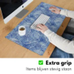 Modern - Abstract - Blauw Muismat XXL klein 681 -sfeer3