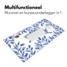 Modern - Vogels - Delfts - Blauw Muismat XXL klein -sfeer4