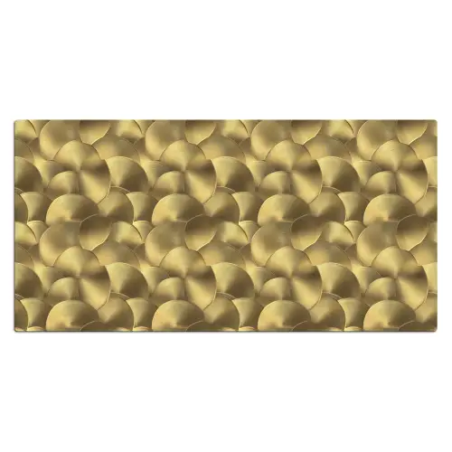 Modern - Cirkel - Goud Muismat XXL klein 681 -3d_leeg