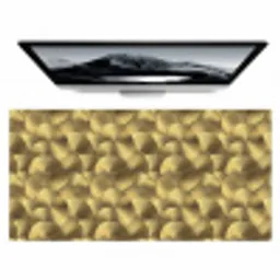 Modern - Cirkel - Goud Muismat XXL klein 681 -zzz3d