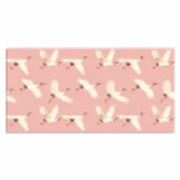 Modern - Kraanvogels - Roze Muismat XXL klein 681 -3d_leeg