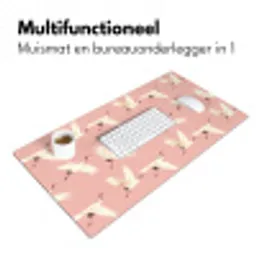 Modern - Kraanvogels - Roze Muismat XXL klein 681 -sfeer4