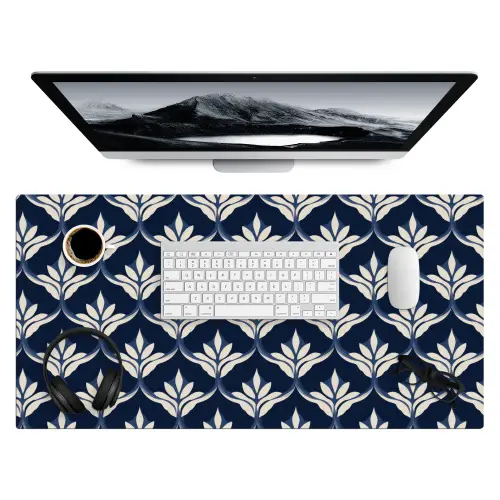 Modern - Ontwerp - Blauw Muismat XXL klein 681 -3d