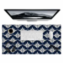 Modern - Ontwerp - Blauw Muismat XXL klein 681 -3d