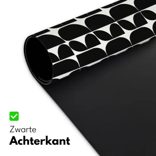 Modern - Geometrisch - Zwart Muismat XXL klein 681 -sfeer2