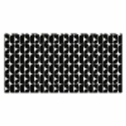 Modern - Geometrisch - Zwart Muismat XXL klein 681 -3d_leeg