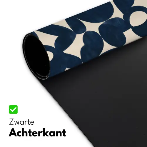 Modern - Geometrisch - Blauw Muismat XXL klein 681 -sfeer2