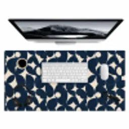 Modern - Geometrisch - Blauw Muismat XXL klein 681 -3d