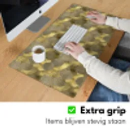 Modern - Geometrisch - Goud Muismat XXL klein 681 -sfeer3