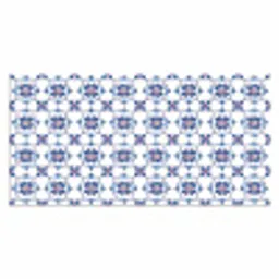 Modern - Patroon - Blauw - Roze Muismat XXL klein 681 -3d_leeg