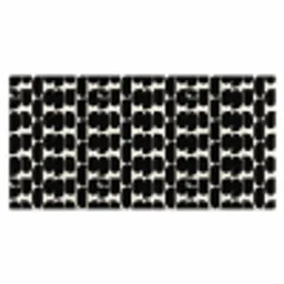 Modern - Patroon - Zwart Muismat XXL klein 681 -3d_leeg