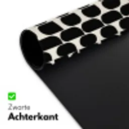 Modern - Patroon - Zwart Muismat XXL klein 681 -sfeer2