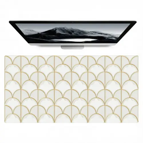 Mozaïek - Bogen - Goud Muismat XXL klein 681 -zzz3d