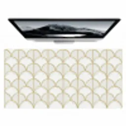Mozaïek - Bogen - Goud Muismat XXL klein 681 -zzz3d