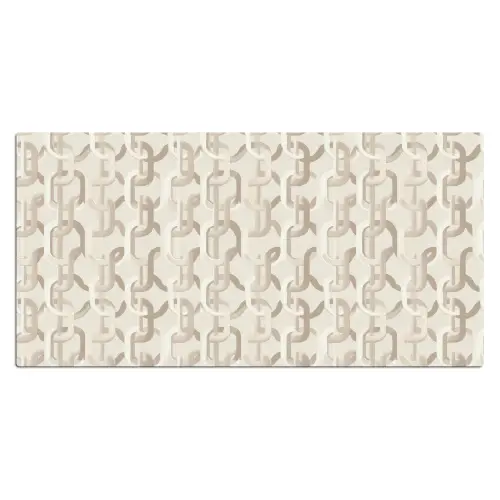 Motief - Abstract - Beige Muismat XXL klein 681 -3d_leeg