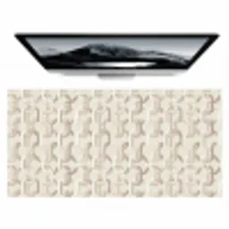 Motief - Abstract - Beige Muismat XXL klein 681 -zzz3d