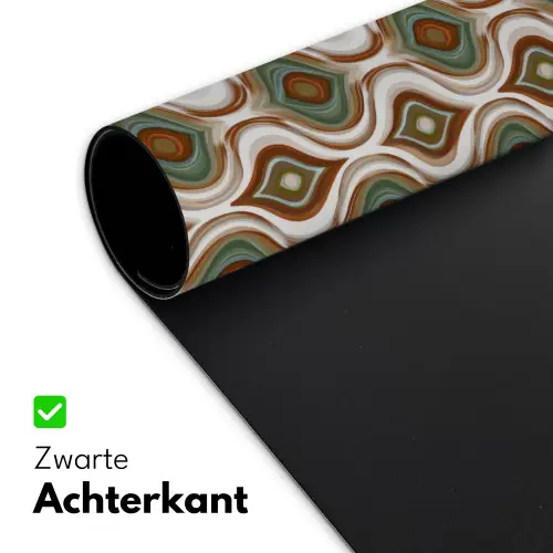 Motief - Patroon - Kleurrijk Muismat XXL klein 681 -sfeer2