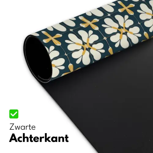 Motief - Tegel - Okergeel Muismat XXL klein 681 -sfeer2