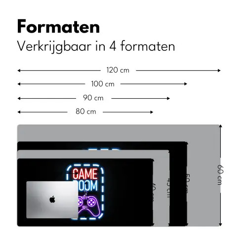 neon-quotes-game-room-controller-zwart Muismat XXL klein -sfeer5