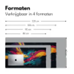 Banen - Golven - Kleurrijk - Abstract Muismat XXL klein -sfeer5