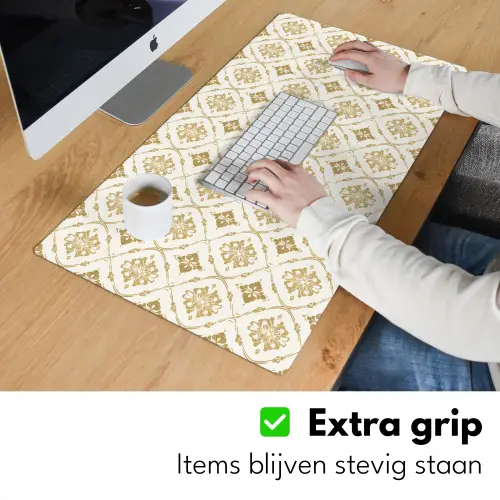 Ornament - Klassiek - Goud Muismat XXL klein 681 -sfeer3