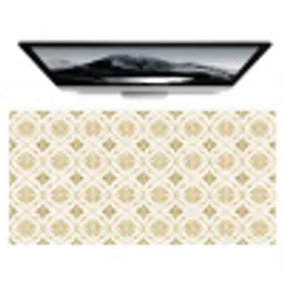 Ornament - Klassiek - Goud Muismat XXL klein 681 -zzz3d