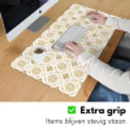 Ornament - Klassiek - Goud Muismat XXL klein 681 -sfeer3