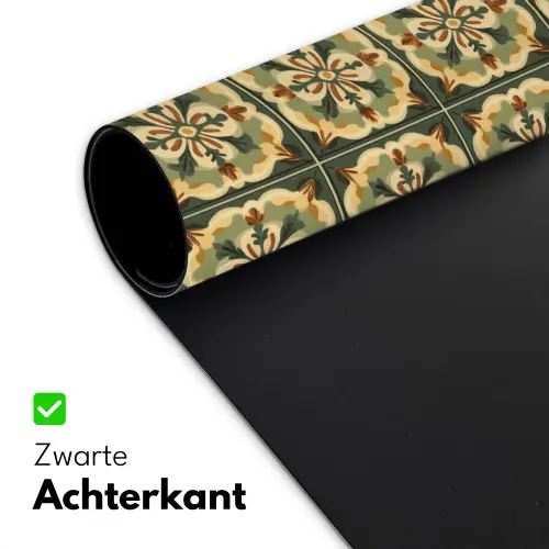 Ornament - Patroon - Groen Muismat XXL klein 681 -sfeer2