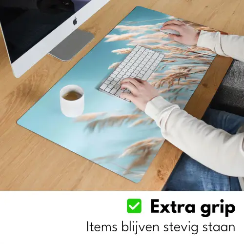 Siergras - Wind - Lichtbruin Muismat XXL klein -sfeer3