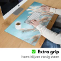Siergras - Wind - Lichtbruin Muismat XXL klein -sfeer3
