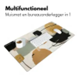 Paint - Abstract - Kleuren Muismat XXL klein -sfeer4