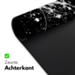 Verfspatten - Wit - Abstract - Explosie Muismat XXL klein -sfeer2