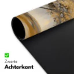 Schilderij - Boom - Abstract - Bladeren Muismat XXL klein -sfeer2