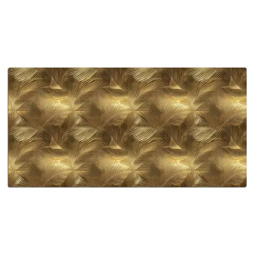 Palm - Waaier - Goud Muismat XXL klein 681 -3d_leeg
