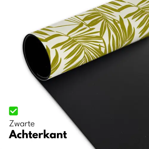 Palmblad - Patroon - Groen Muismat XXL klein 681 -sfeer2