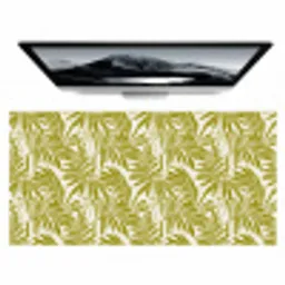 Palmblad - Patroon - Groen Muismat XXL klein 681 -zzz3d