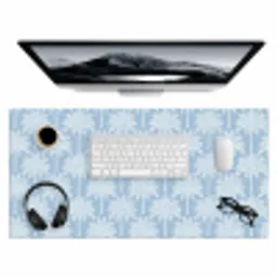 Palmboom - Modern - Blauw Muismat XXL klein 681 -3d