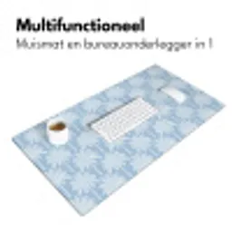 Palmboom - Modern - Blauw Muismat XXL klein 681 -sfeer4