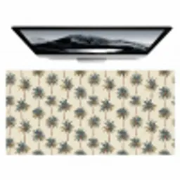 Palmbomen - Tropisch - Groen Muismat XXL klein 681 -zzz3d
