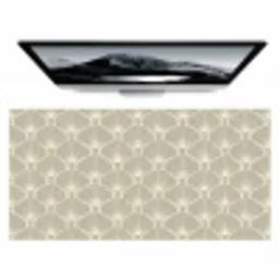 Paneel - Ginkgo - Zand Muismat XXL klein 681 -zzz3d