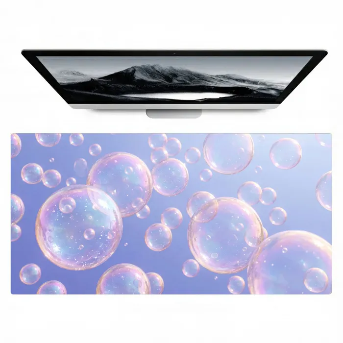 Pastel - Bubbels - Dromerig Muismat XXL klein -zzz3d