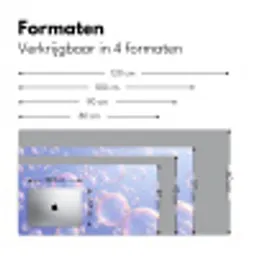 Pastel - Bubbels - Dromerig Muismat XXL klein -sfeer5