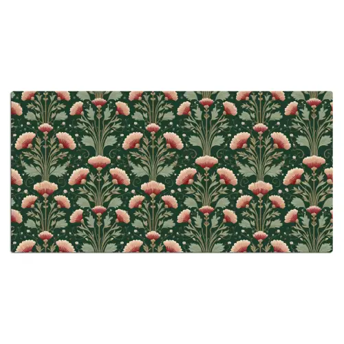 Patroon - Botanisch - Kleurrijk Muismat XXL klein 681 -3d_leeg