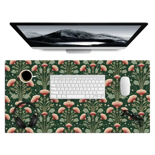 Patroon - Botanisch - Kleurrijk Muismat XXL klein 681 -3d