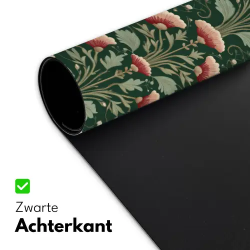Patroon - Botanisch - Kleurrijk Muismat XXL klein 681 -sfeer2