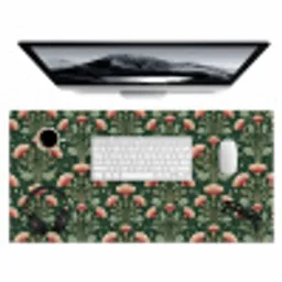 Patroon - Botanisch - Kleurrijk Muismat XXL klein 681 -3d