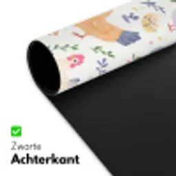 Patroon - Kip - Paaseieren Muismat XXL klein -sfeer2