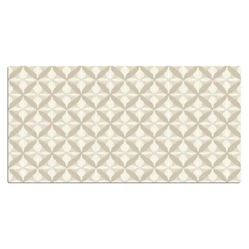 Patroon - Klassiek - Beige Muismat XXL klein 681 -3d_leeg