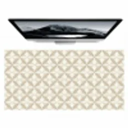 Patroon - Klassiek - Beige Muismat XXL klein 681 -zzz3d