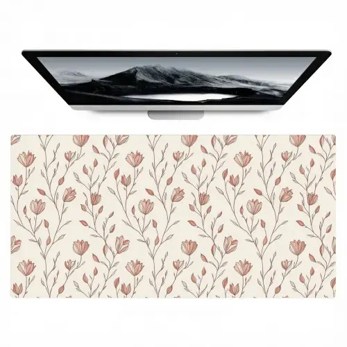 Patroon - Klassiek - Roze Muismat XXL klein 681 -zzz3d